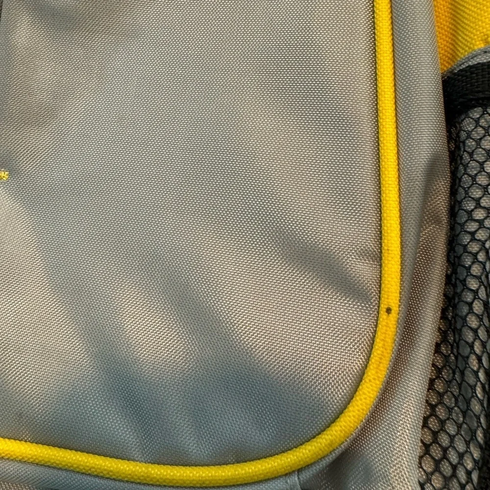 Kids Small Backpack, Yellow & Grey
